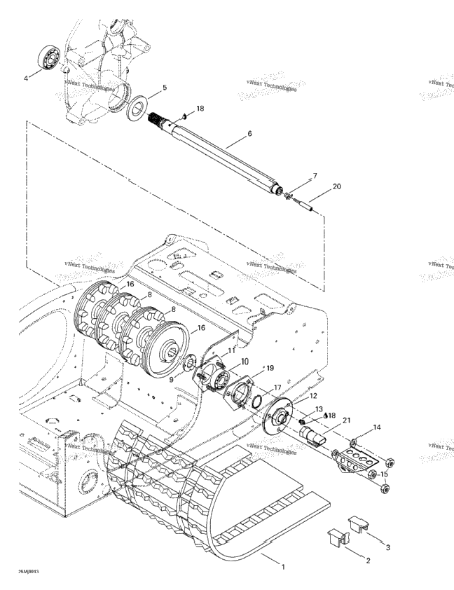 Drive Axle And Track