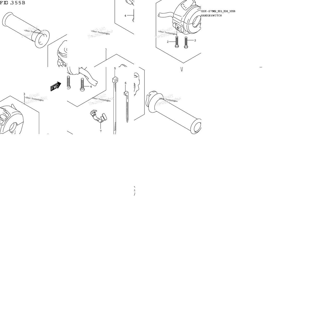 Handle Switch (E03,E33)