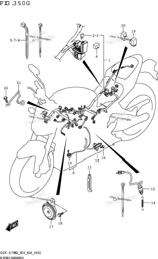 Wiring Harness (Gsx-S750,Gsx-S750z:E03)