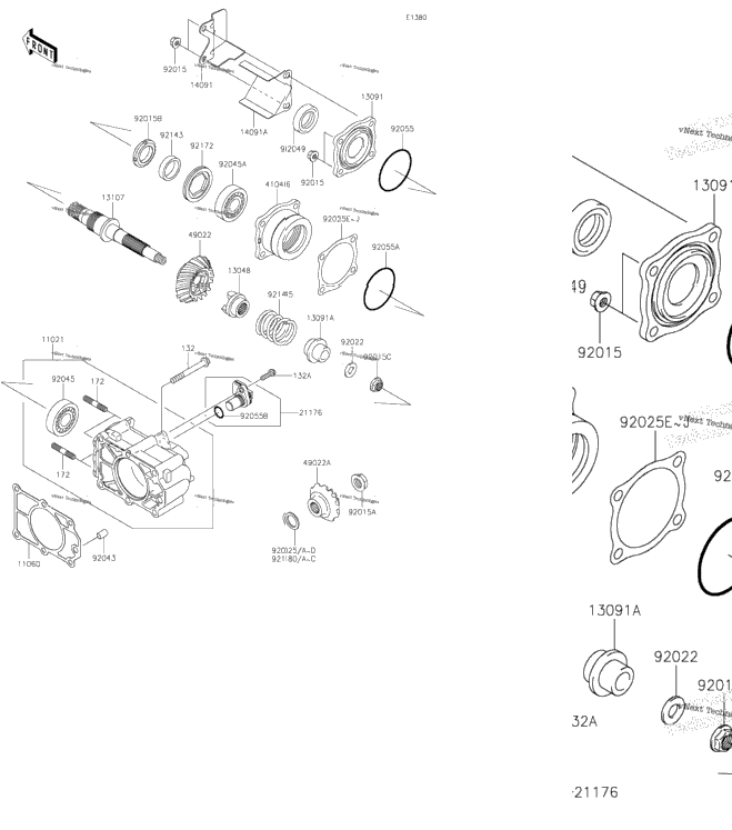 Bevel Gear Case
