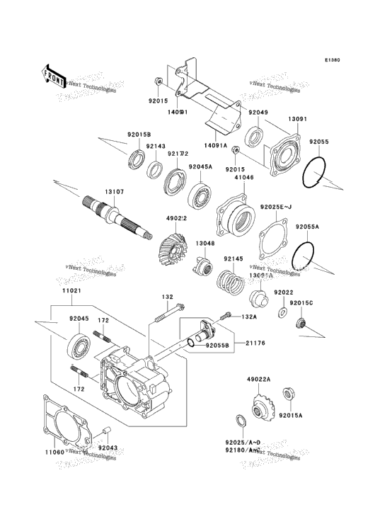 Bevel Gear Case
