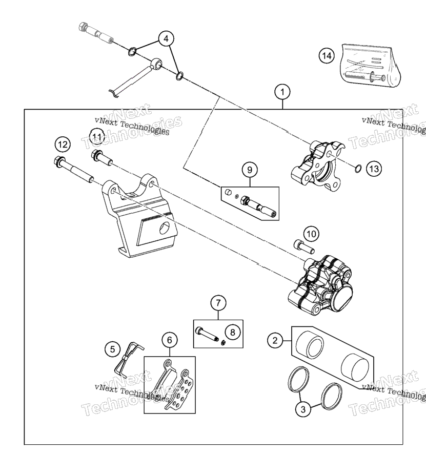 Rear Brake Caliper