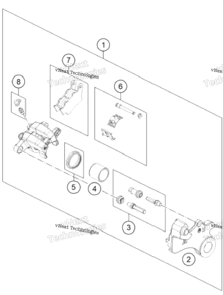 Rear Brake Caliper