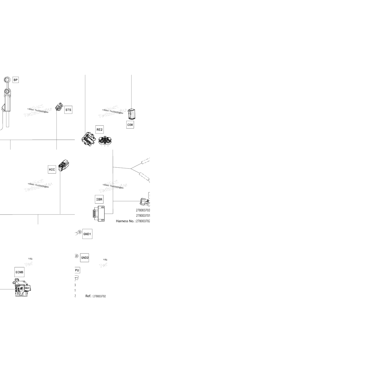 Electric - Main Harness - 278003701