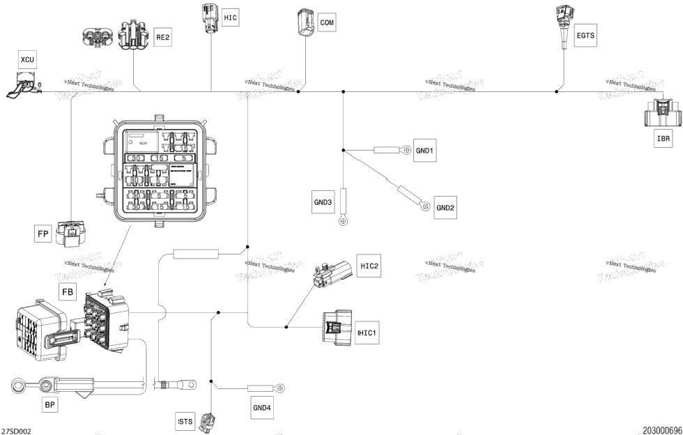 Electric - Main Harness - 278004457