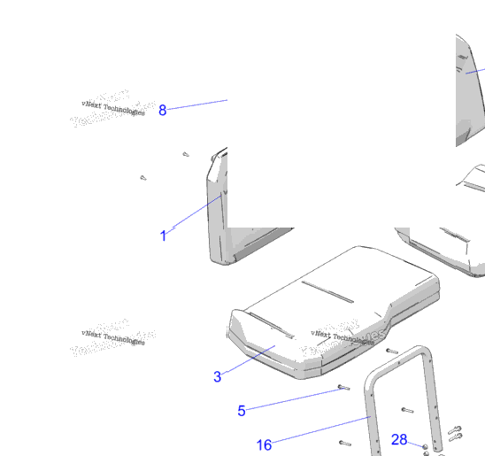 Body, Seat Asm. And Slider