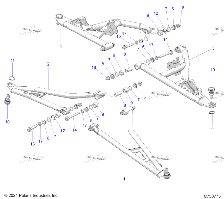 Suspension, Front Control Arms