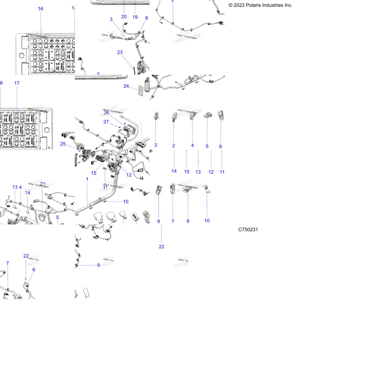 Electrical, Wire Harness, Chassis