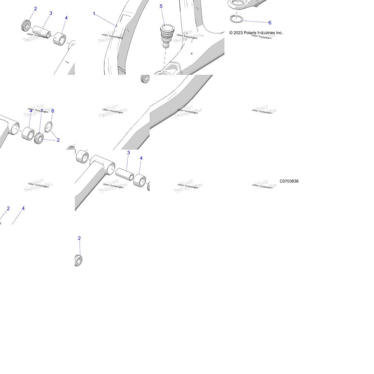 Suspension, Front Control Arm Upper
