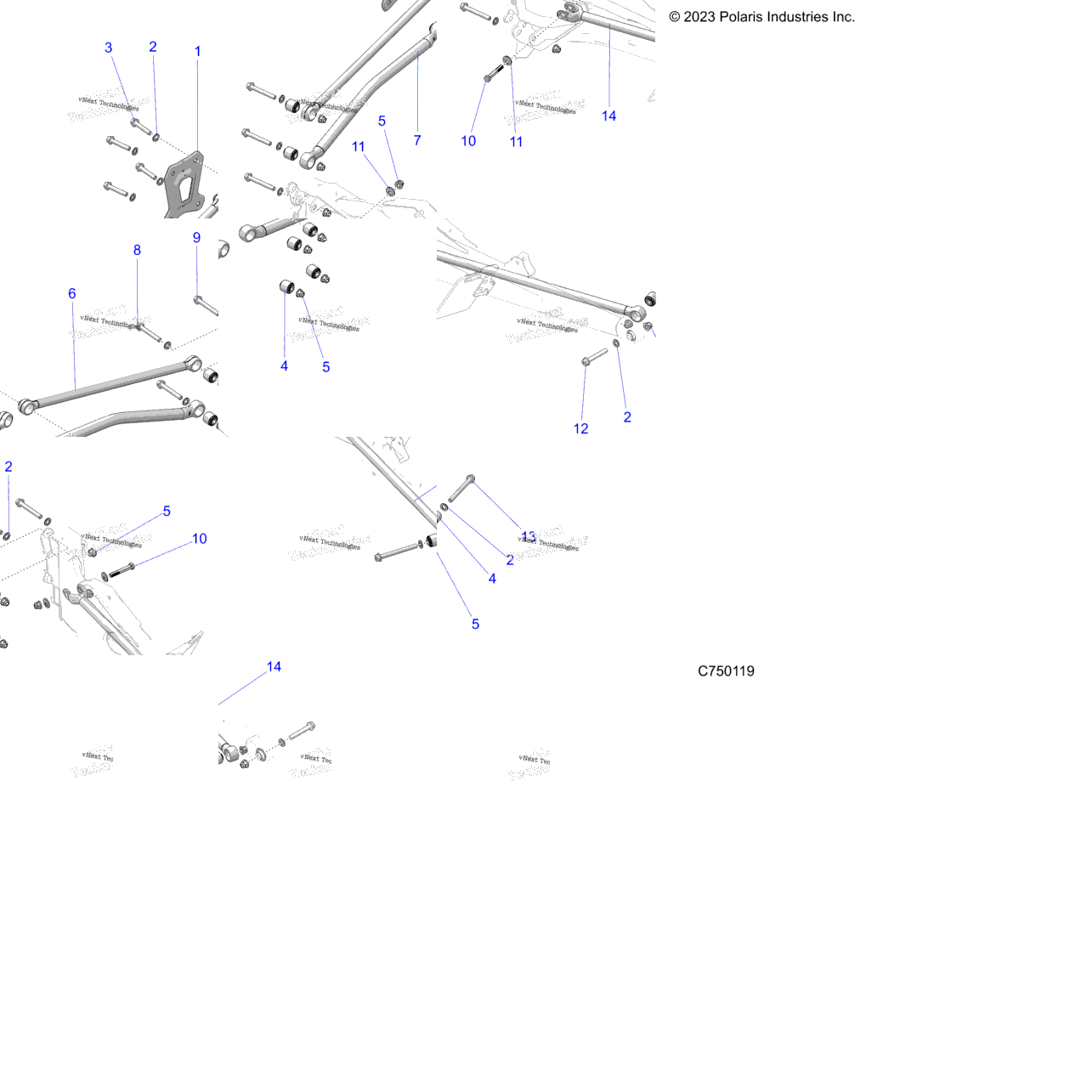 Suspension, Rear Trailing Arms Mounting
