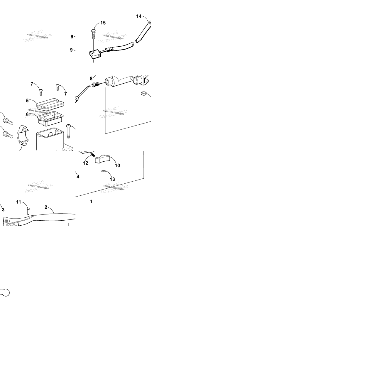 Hydraulic Hand Brake Assembly