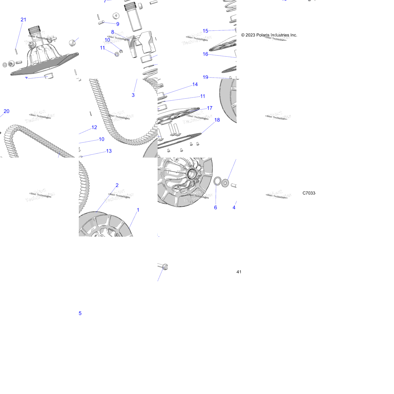 Drive Train, Secondary Clutch