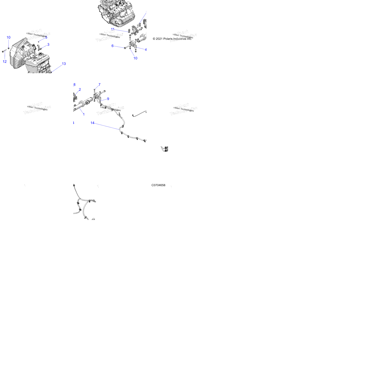 Engine, Mounting & Long Block