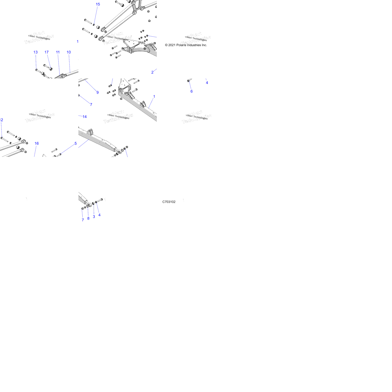 Suspension, Rear Control Arms