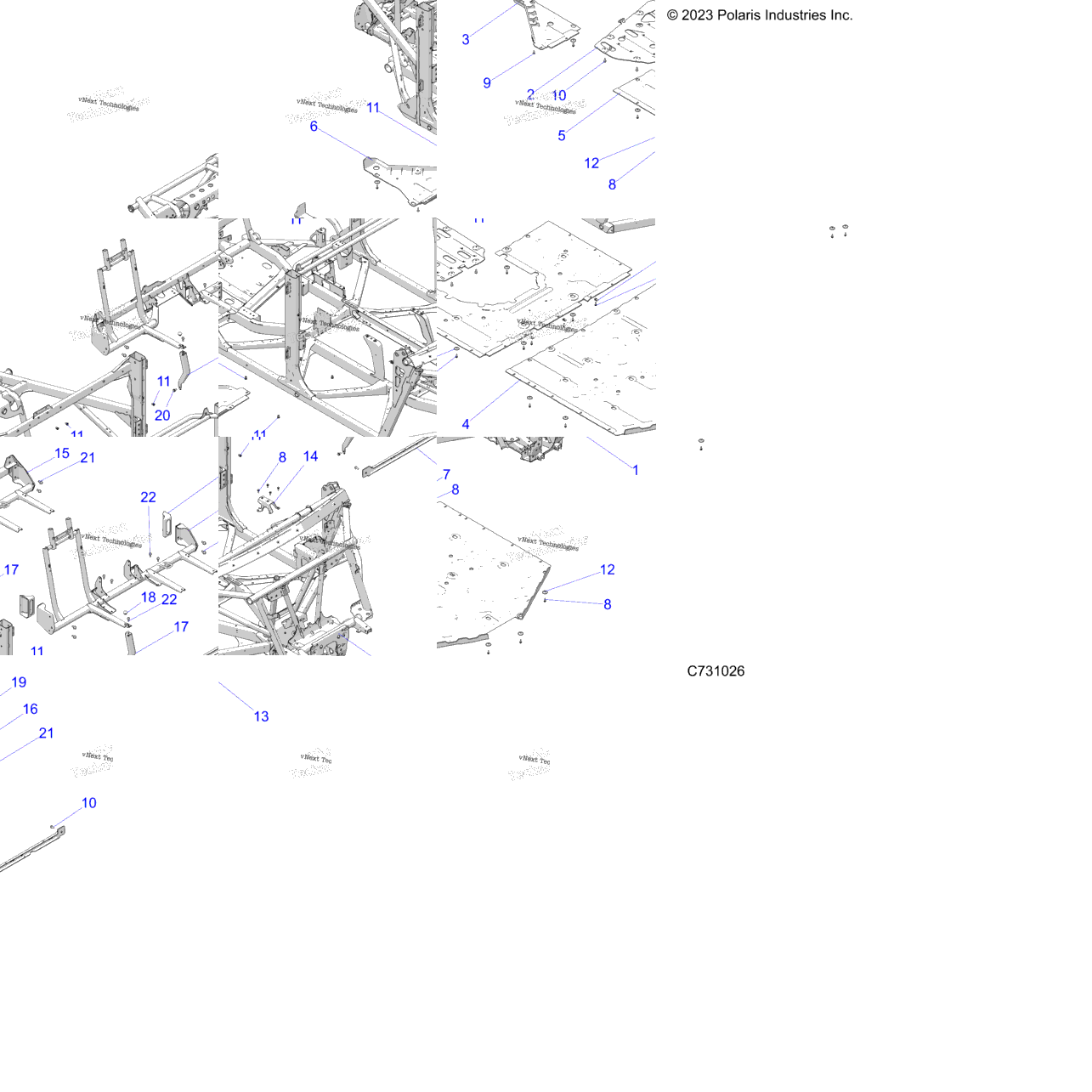 Chassis, Main Frame And Skid Plates