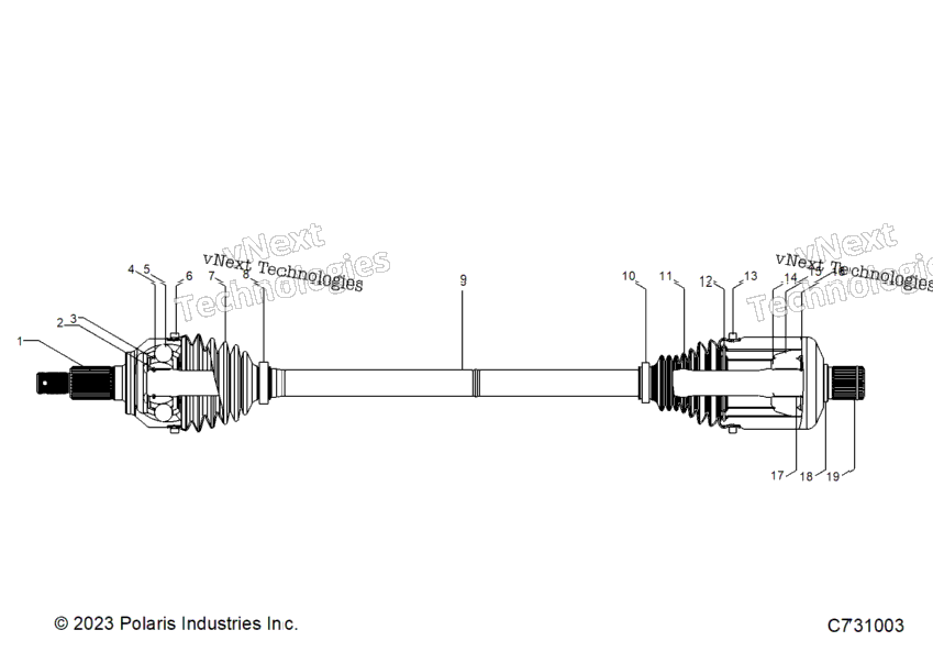 Drive Train, Front Halfshaft From 5/10/2024 To 08/07/2024