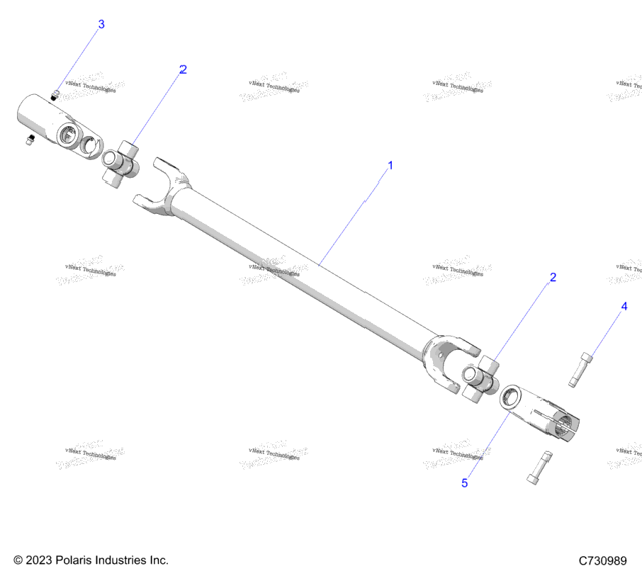 Drive Train, Front Prop Shaft
