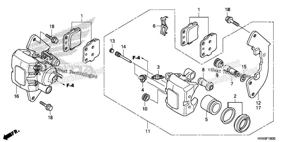 Front Brake Caliper