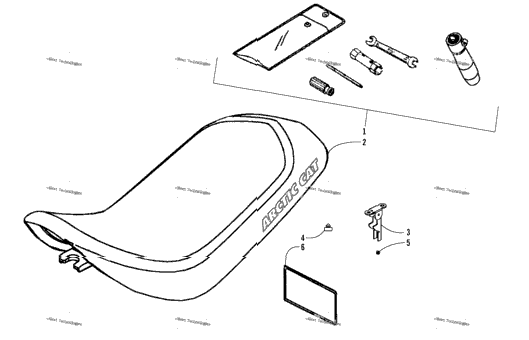 Seat And Tool Kit Assembly