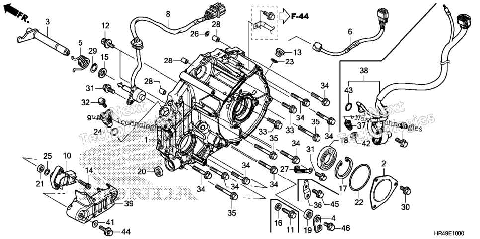 Rear Crankcase Cover