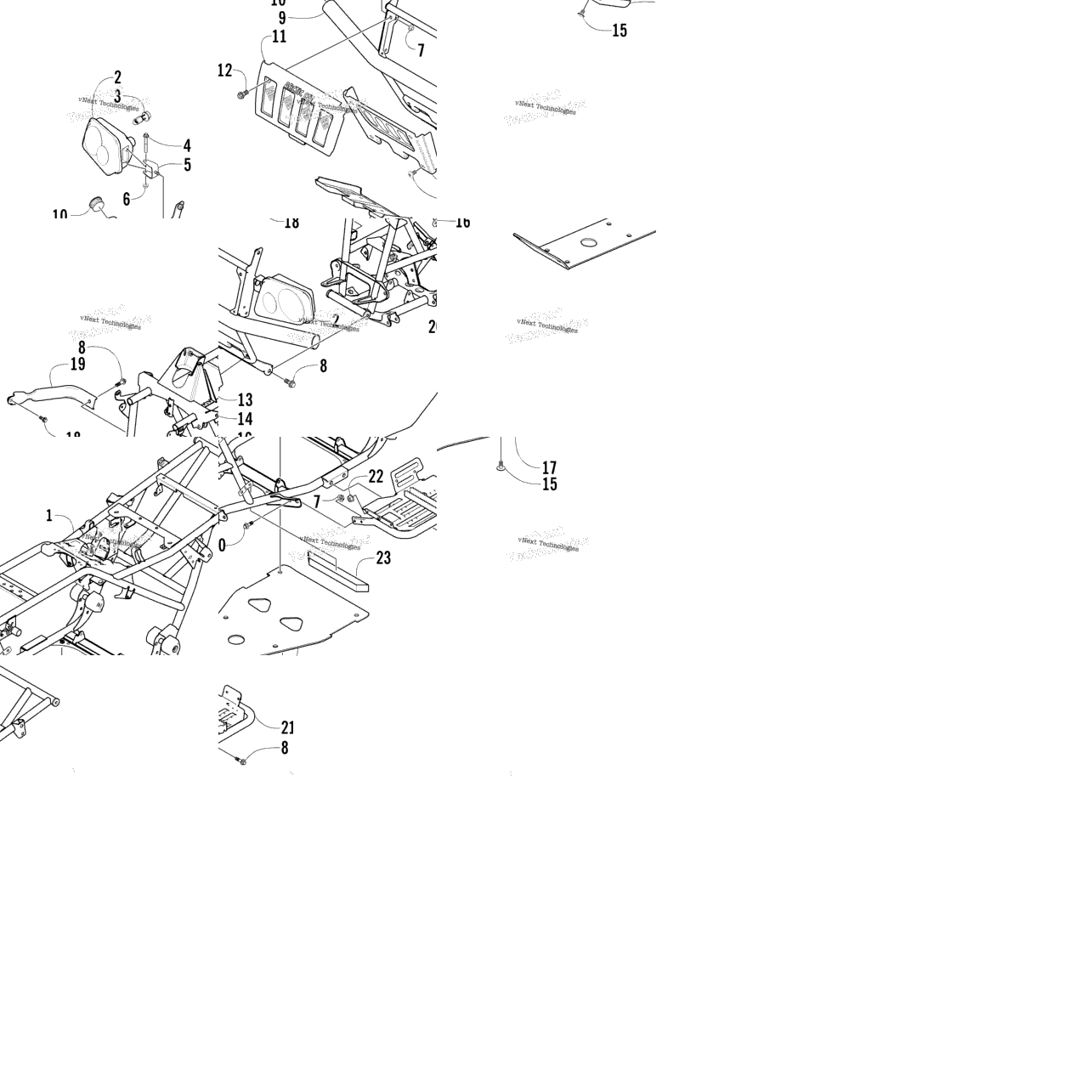 Frame And Related Parts