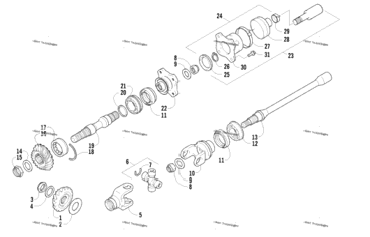 Secondary Drive Assembly