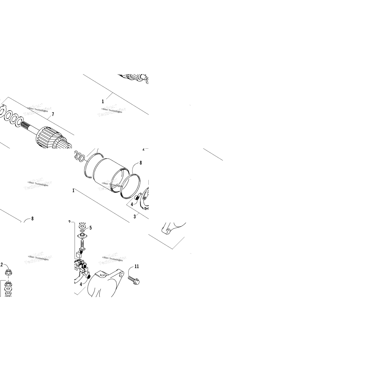 Starter Motor Assembly