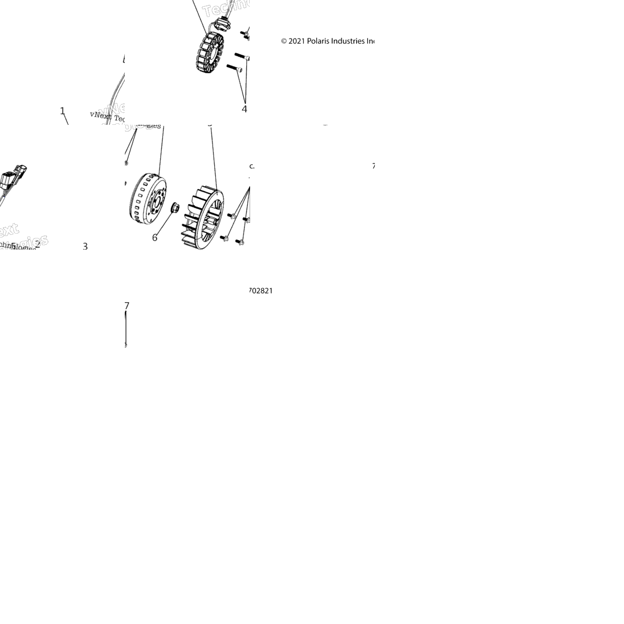 Engine, Stator & Flywheel