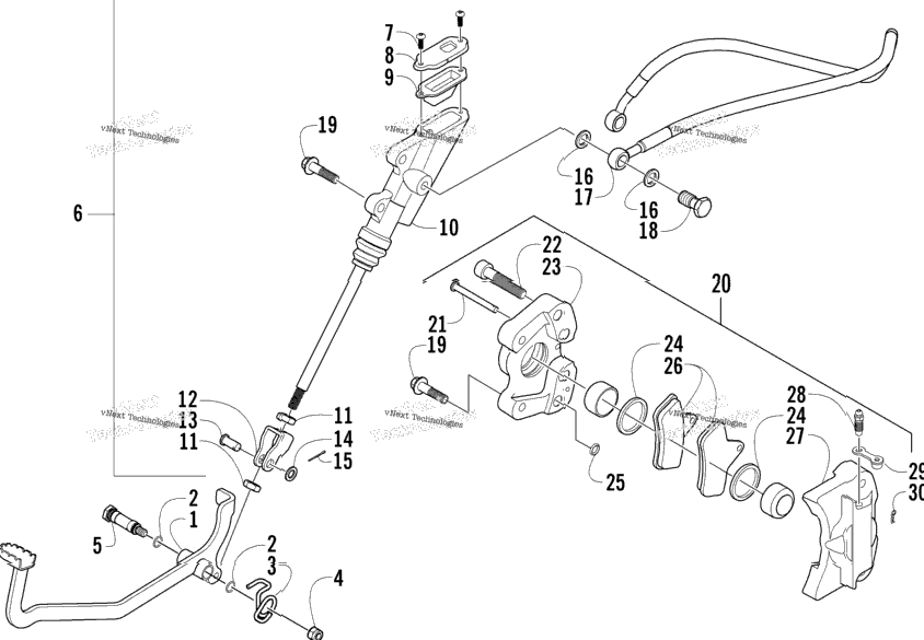 Auxiliary Brake Assembly