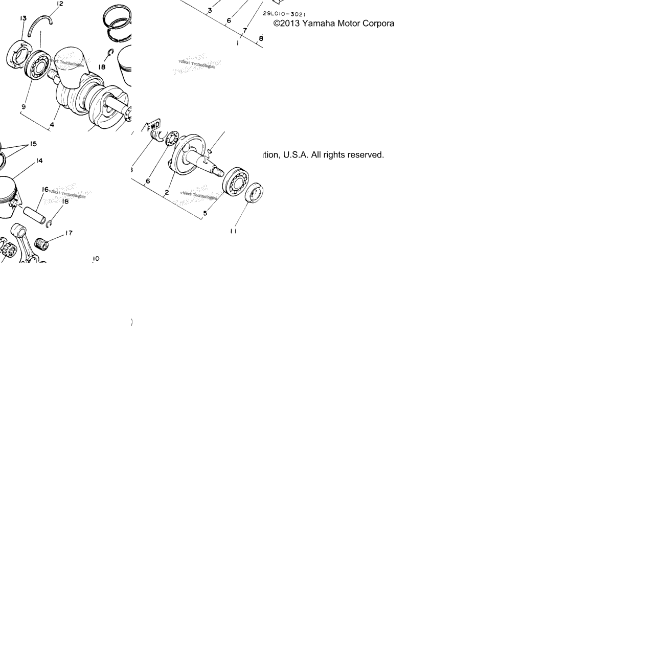 Crankshaft - Piston