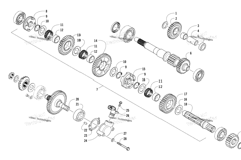 Secondary Transmission Assembly