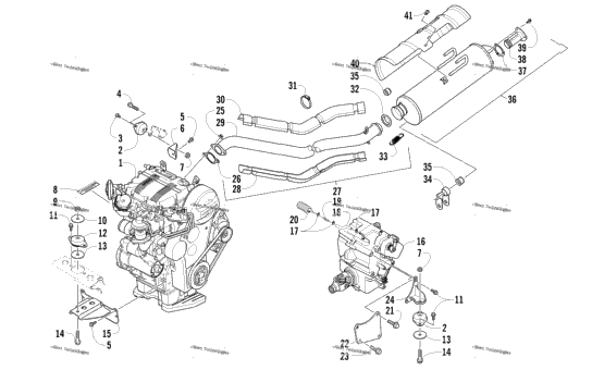 Engine And Exhaust