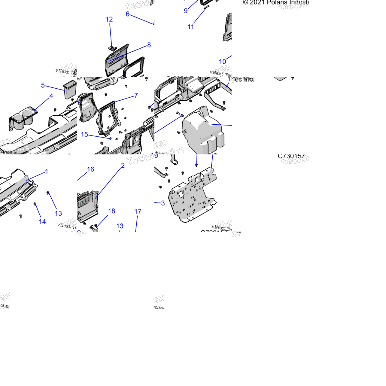 Body, Dash R22maa57b1/Eb5/B9