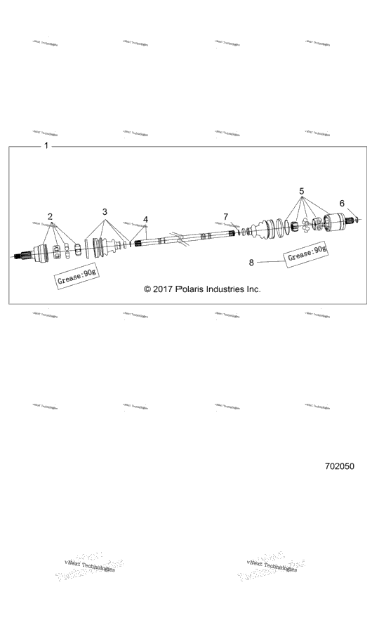 Drive Train, Front Half Shaft