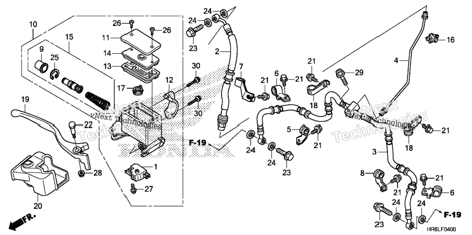 Front Brake Master Cylinder