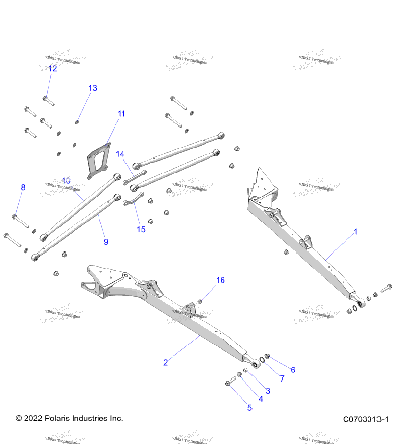 Suspension, Rear Control Arms