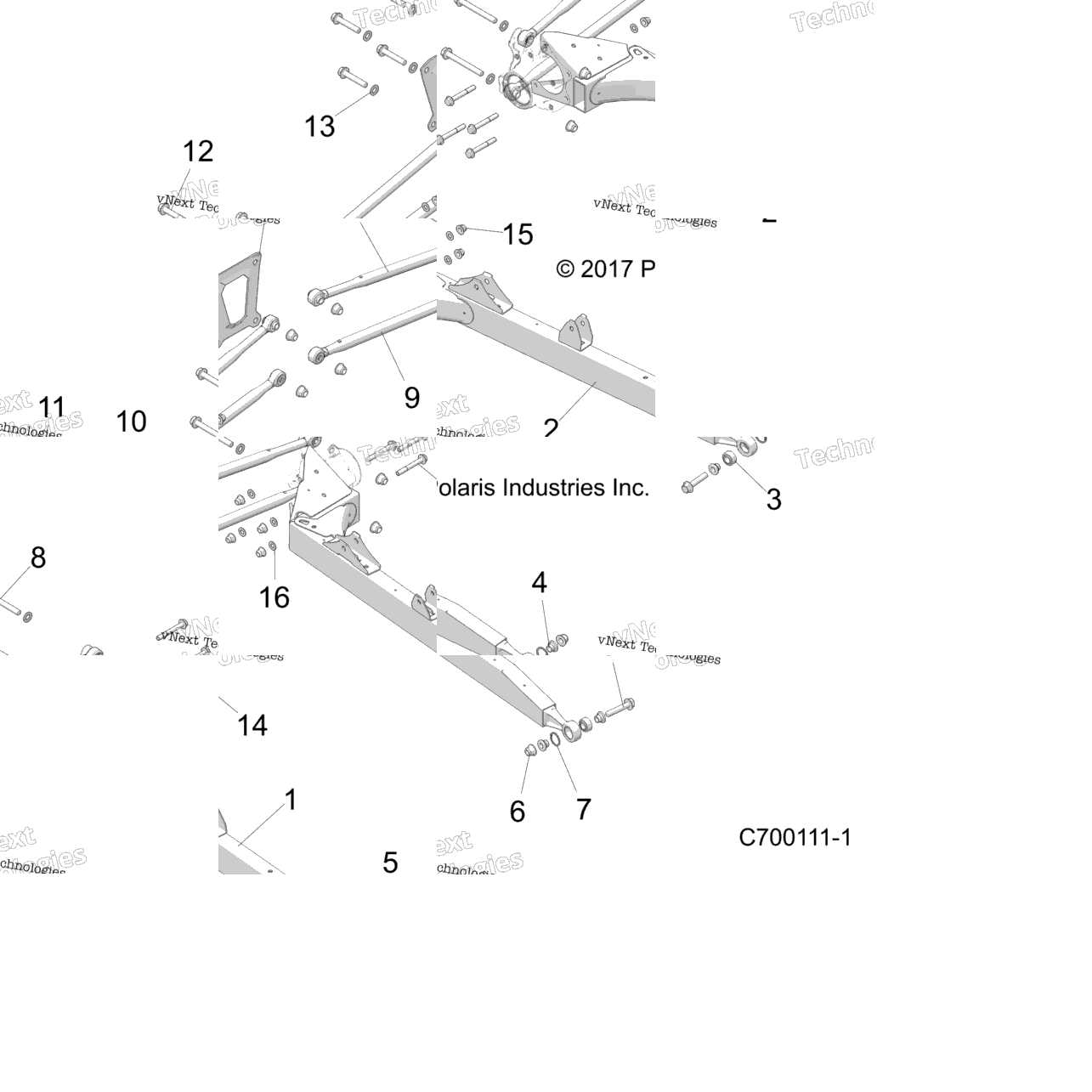 Suspension, Rear Control Arms