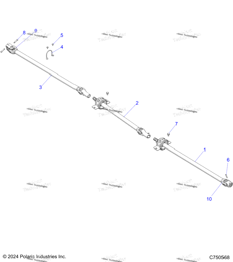 Drive Train, Front Prop Shaft