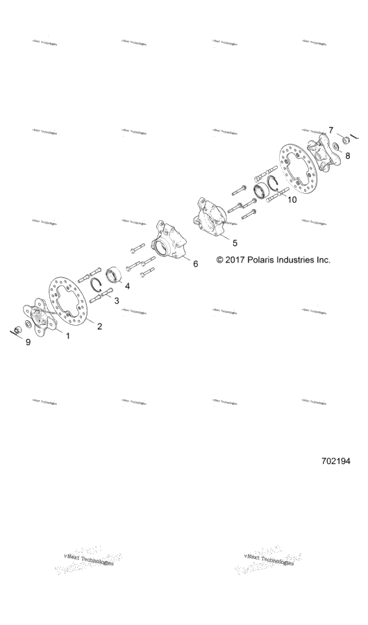 Suspension, Rear Carrier And Hub