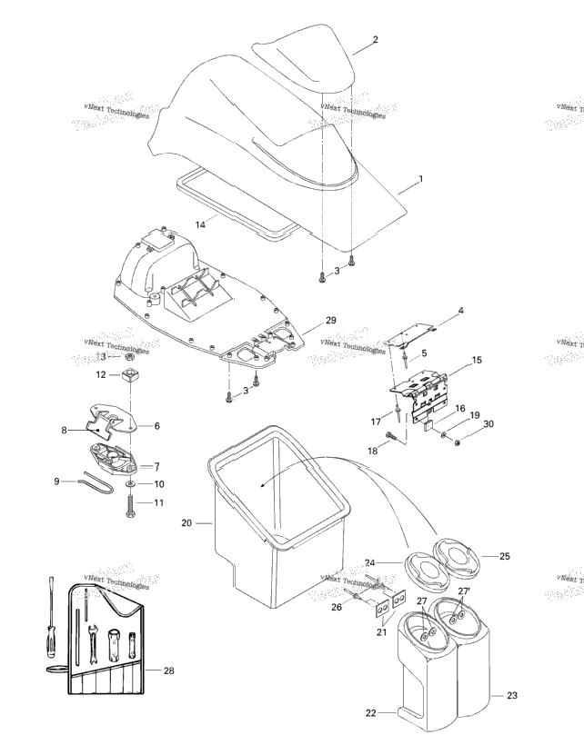 Front Storage Compartment