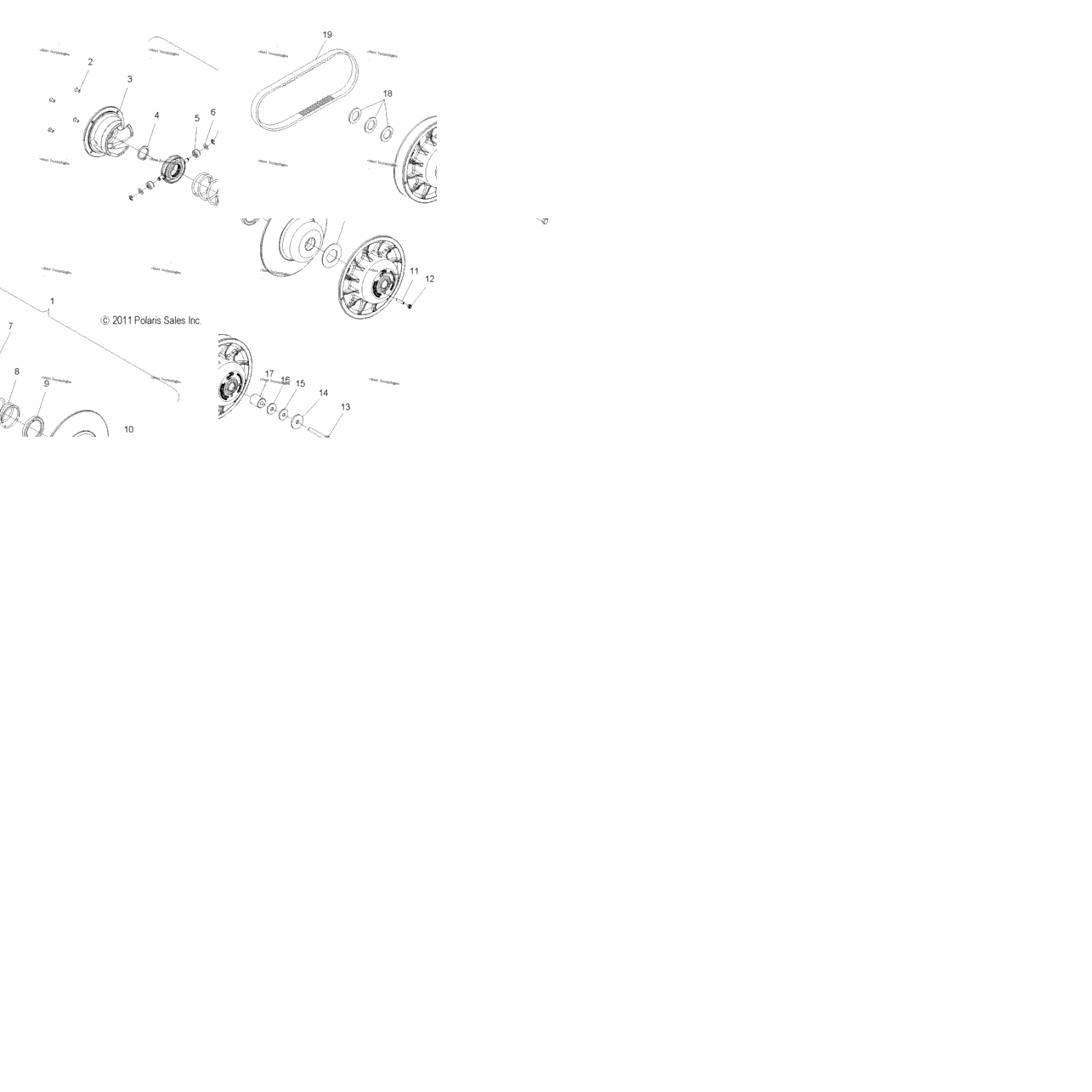 Drive Train, Clutch, Secondary All Options