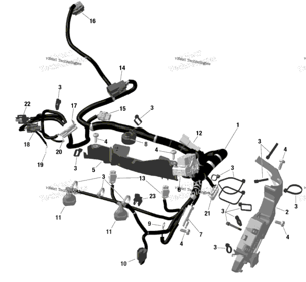 Rotax - Engine Harness And Electronic Module - Na