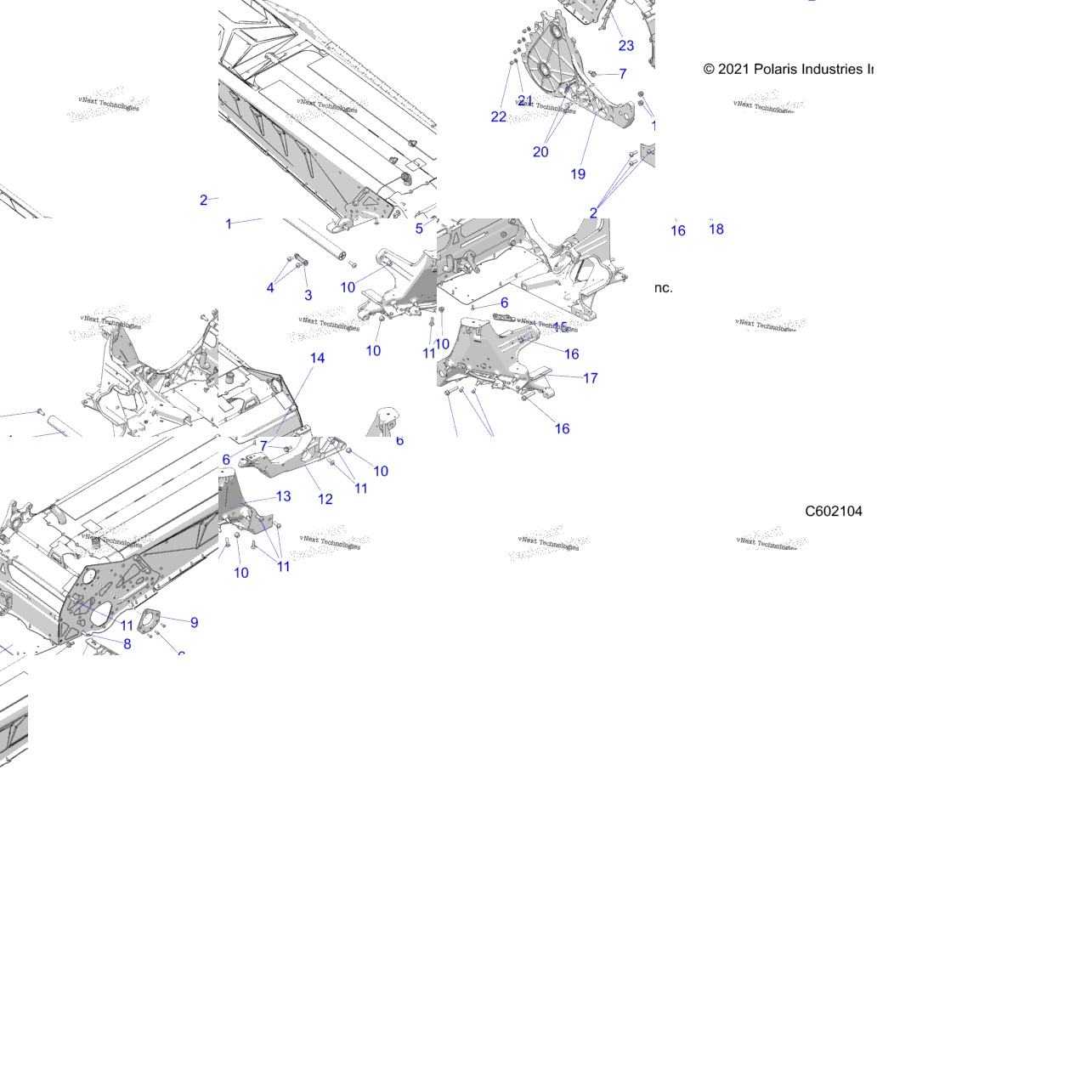 Chassis, Bulkhead Asm. All Options