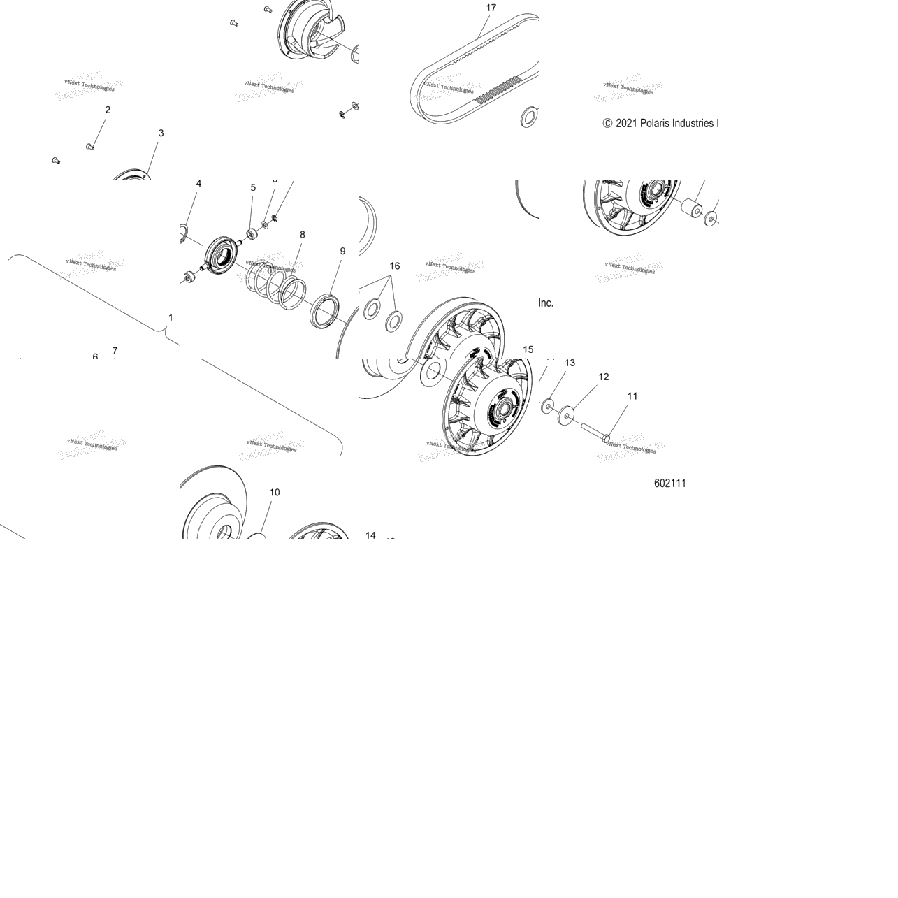 Drive Train, Clutch, Secondary All Options