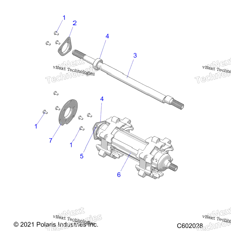 Drive Train, Jackshaft & Driveshaft All Options
