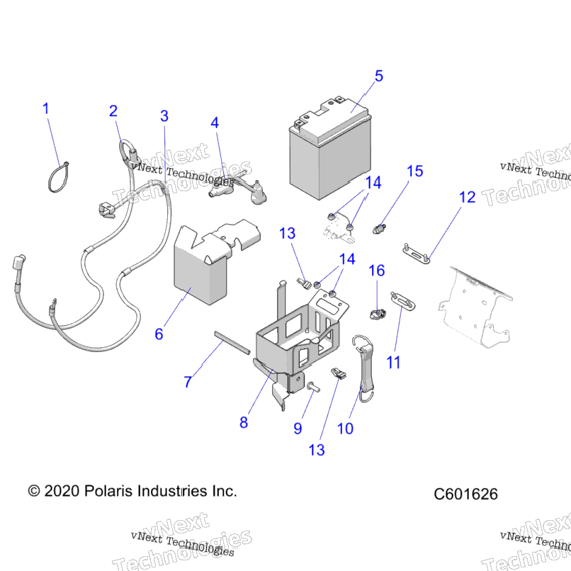 Electrical, Battery/Box & Cables E.S. Option