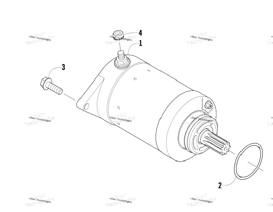 Starter Motor Assembly