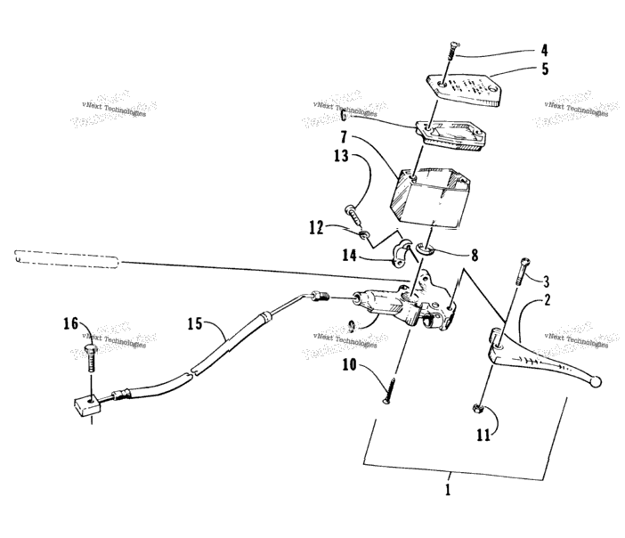 Hydraulic Brake Control Assembly