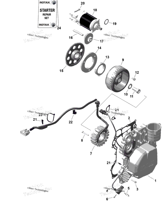 Rotax - Magneto And Electric Starter