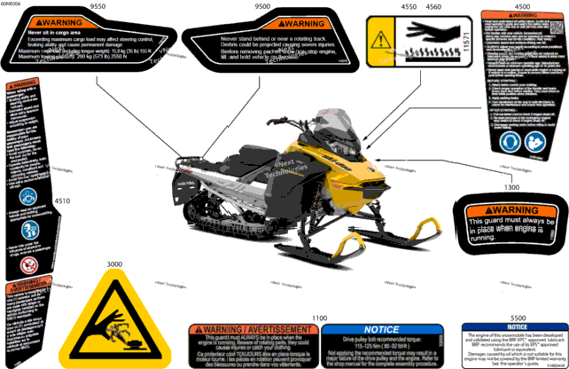 Body - Warning Decals